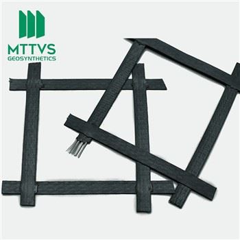 Stål plast geonet til støttemur